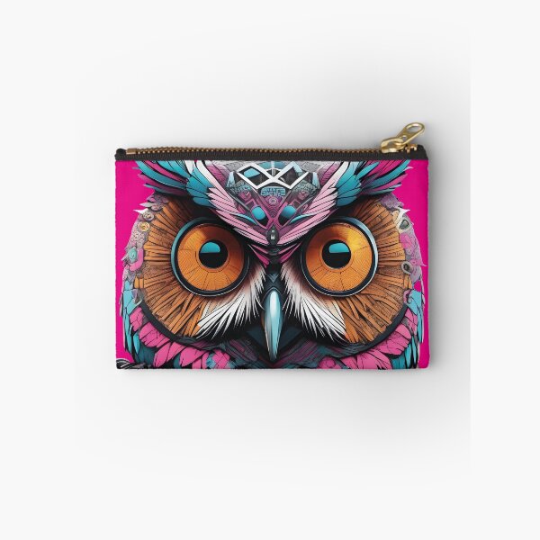 Item preview, colorful owl, magical bird, magician designed and sold by Mauswohn.