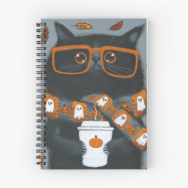 Item preview, Autumn Pumpkin Spice Kitty designed and sold by KilkennyCat Art.
