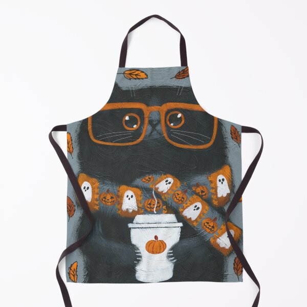 Item preview, Autumn Pumpkin Spice Kitty designed and sold by KilkennyCat Art.