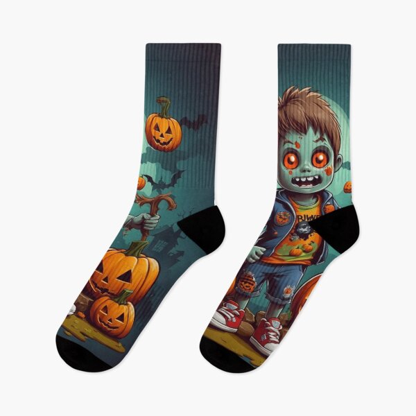 Item preview, Cartoony Halloween Zombie #2 designed and sold by Exilyos-Arts.