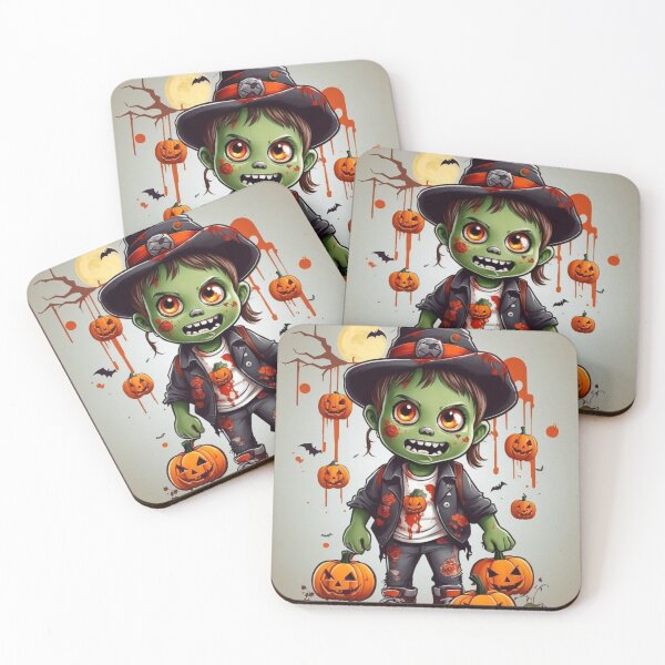 Item preview, Cartoony Halloween Zombie #4 designed and sold by Exilyos-Arts.