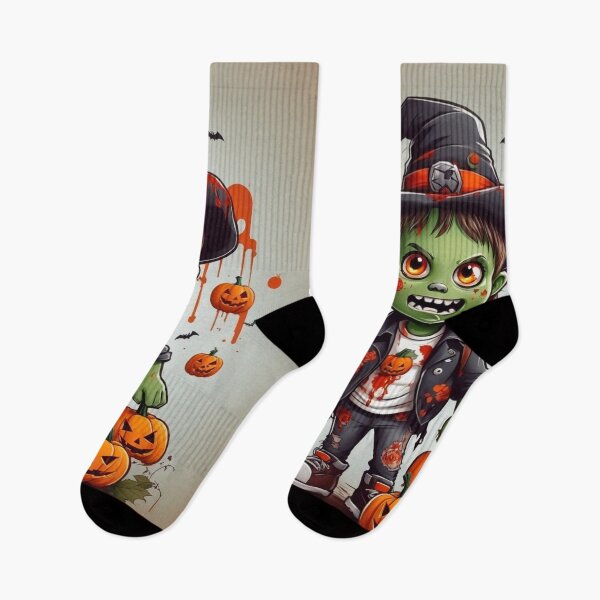 Item preview, Cartoony Halloween Zombie #4 designed and sold by Exilyos-Arts.