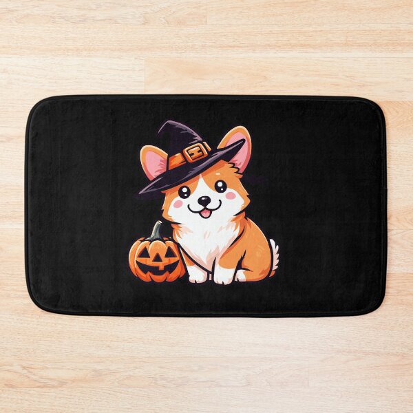 Item preview, Cute Corgi in Witch Hat designed and sold by ElCrocodel.