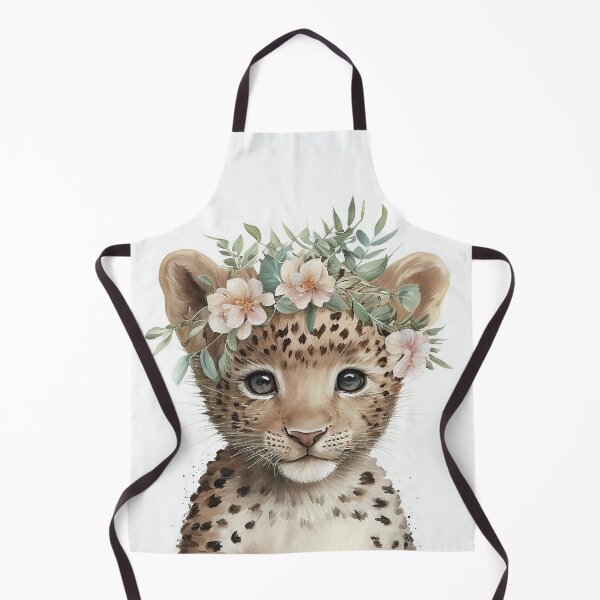 Item preview, Cute chetaah watercolor portrait designed and sold by Naturartprints.