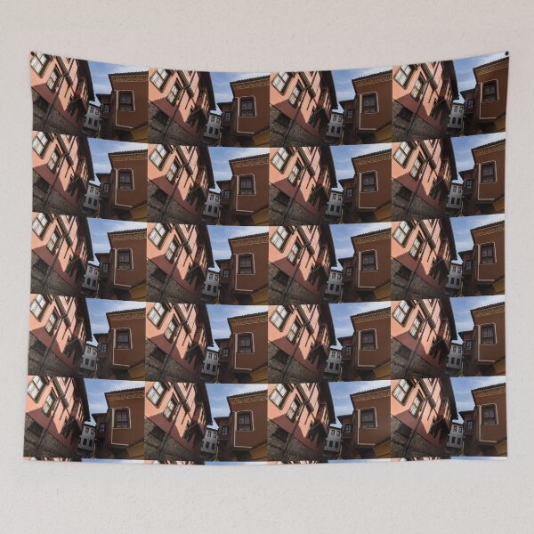 Item preview, Oriel Windows Galore - Revival Houses in Old Town Plovdiv, Bulgaria designed and sold by Georgia Mizuleva.
