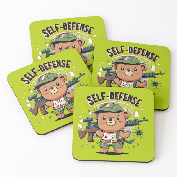 Item preview, Cute Bear Self-Defense With Weapon designed and sold by JurenArt.