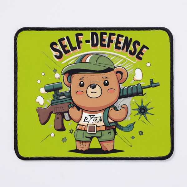 Item preview, Cute Bear Self-Defense With Weapon designed and sold by JurenArt.