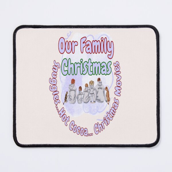 Item preview, Our Family Snuggles Hot Cocoa Christmas Movies, Grinch and Plaid Christmas, Family Christmas making memories designed and sold by Adri Barnard.