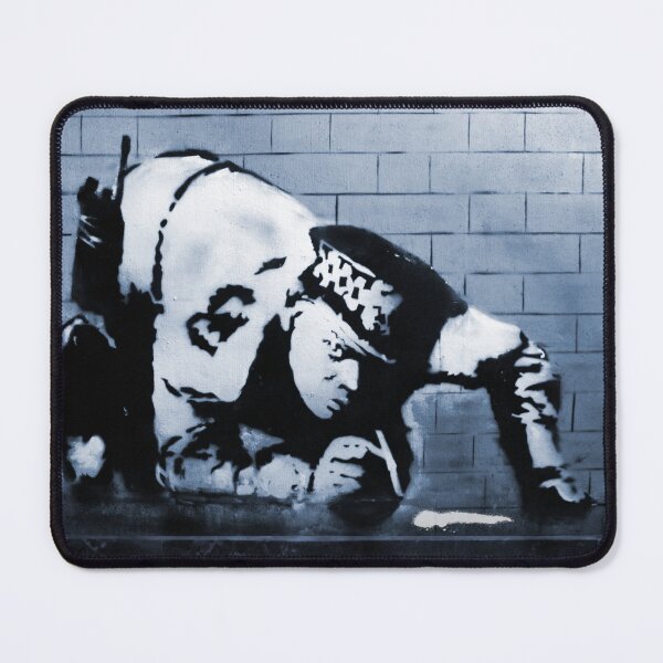 Item preview, Banksy Snorting Copper - Street Art Mural  designed and sold by WE-ARE-BANKSY.