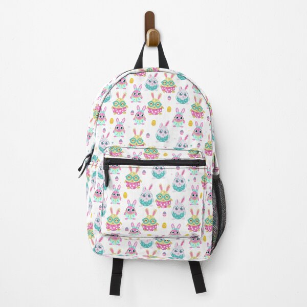 Item preview, Hare rabbit easter pink sticker pattern designed and sold by Folomkina-store.