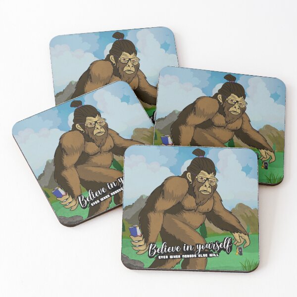 Item preview, Believe In Yourself Bigfoot (With Text) designed and sold by DEVL-ART.