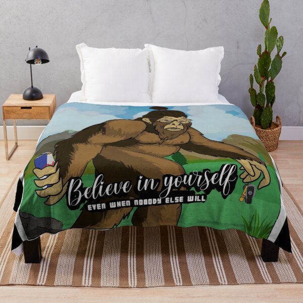 Item preview, Believe In Yourself Bigfoot (With Text) designed and sold by DEVL-ART.