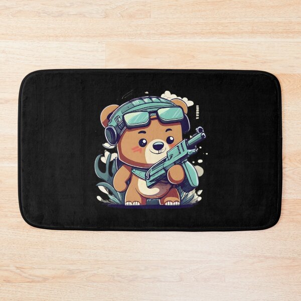 Item preview, Cute Bear With Weapon Comandos in The Forest designed and sold by JurenArt.