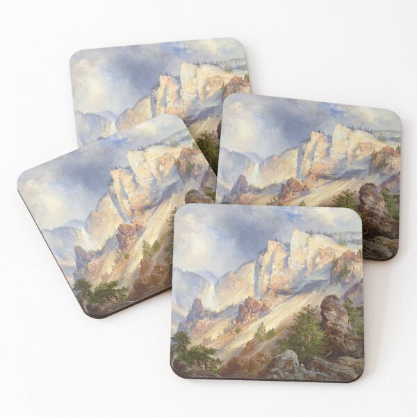Item preview, Passing Shower in the Yellowstone Canyon by Thomas Moran designed and sold by tomorrowsart.