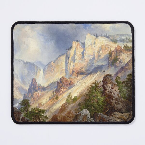 Item preview, Passing Shower in the Yellowstone Canyon by Thomas Moran designed and sold by tomorrowsart.