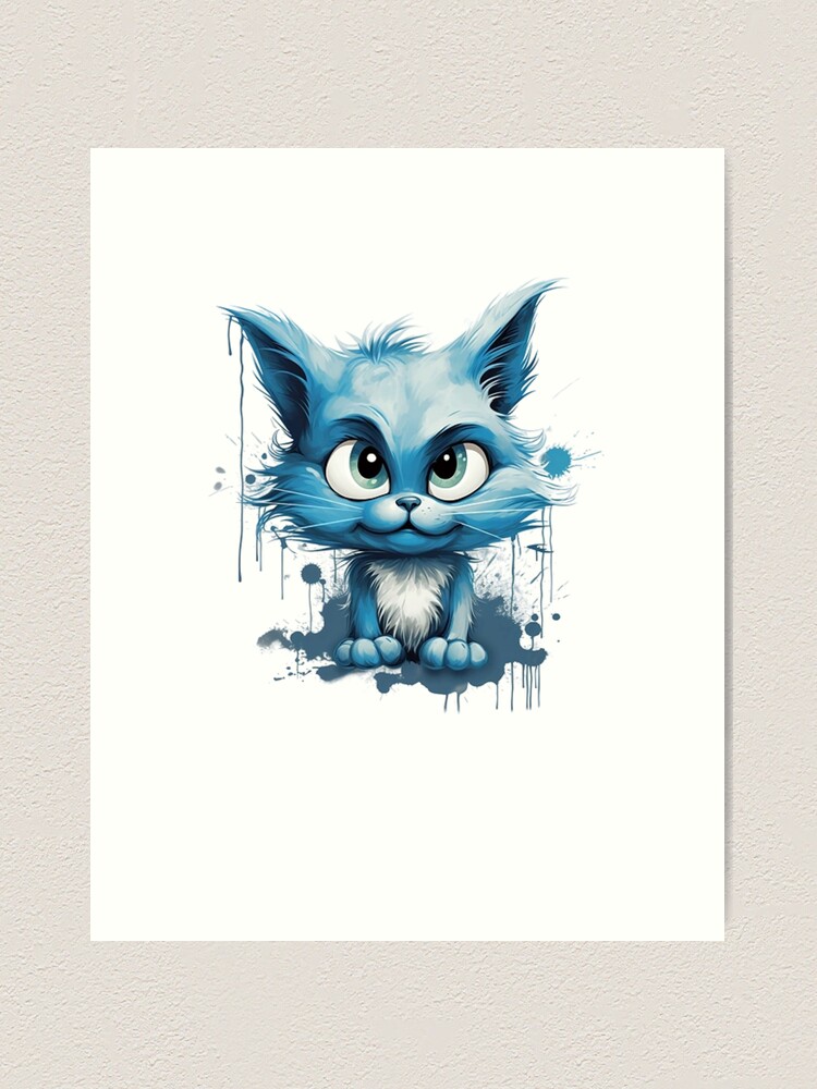 How to Draw Smurf Cat  Easy to Follow 