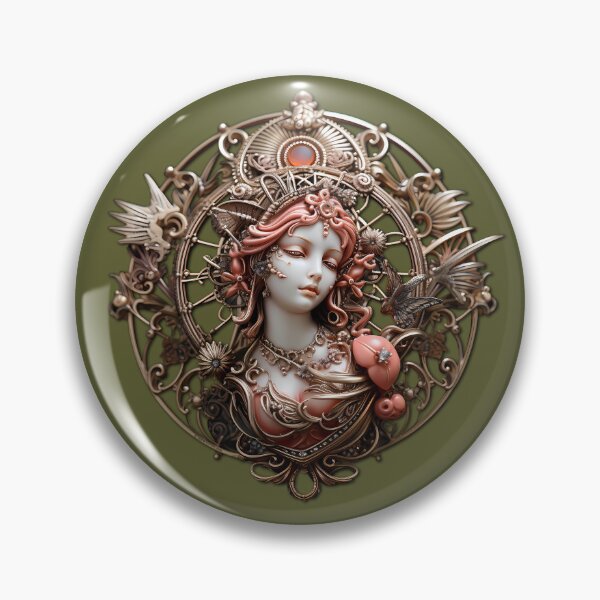 Item preview, Brooch - Botanical Serenity designed and sold by ART-VUVULE.