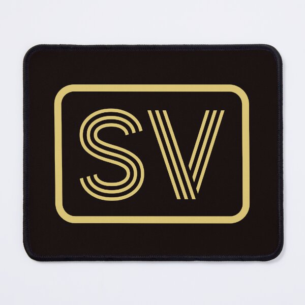 Item preview, SV Initials Gold Geometric Letters designed and sold by Jeallan Designs.