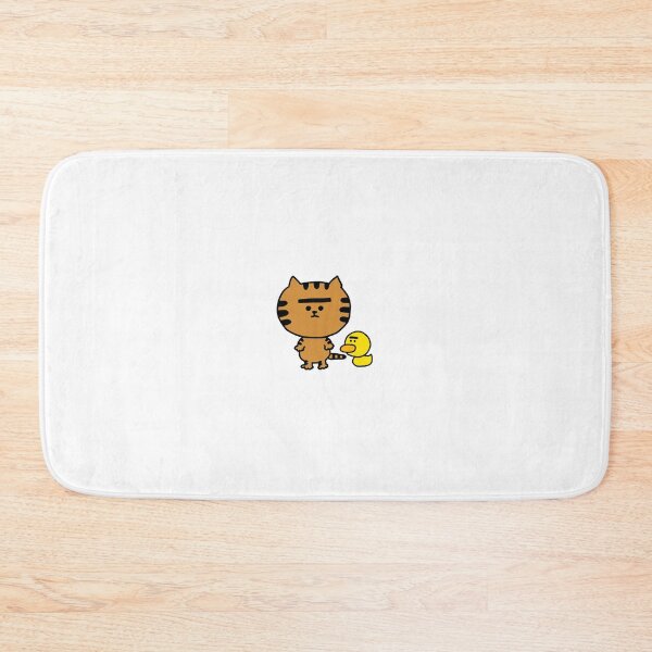 Item preview, a big head Cat and a Duck designed and sold by superbaechoo.
