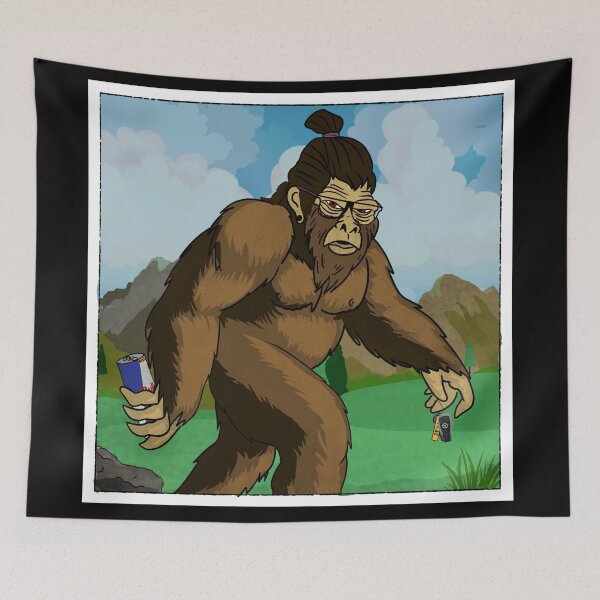 Item preview, Believe In Yourself Bigfoot (Original) designed and sold by DEVL-ART.