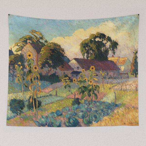 Aperçu de l'œuvre Jardin près de Rouen par Robert Antoine Pinchon créée et vendue par tomorrowsart.