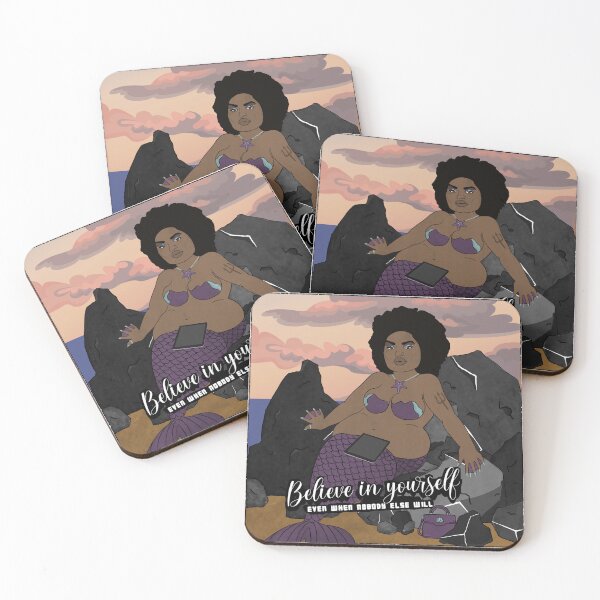 Item preview, Believe In Yourself Mermaid (With Text) designed and sold by DEVL-ART.
