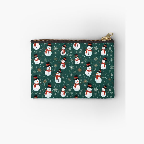 Item preview, Red and Green Cute Snowman, Composite Overlay Pattern #2 designed and sold by ARTficiallyAnon.