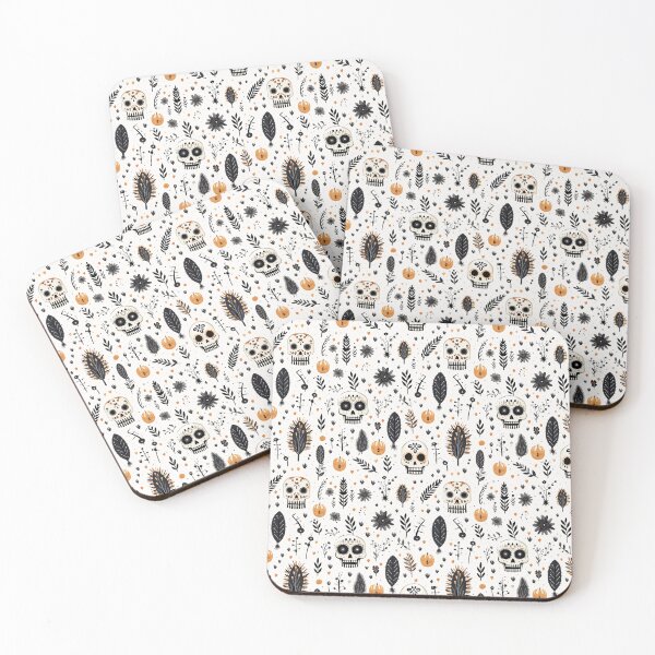 Item preview, Boho Art Halloween Pattern designed and sold by Loffartdesign.