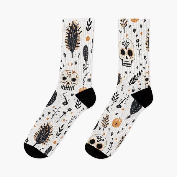 Item preview, Boho Art Halloween Pattern designed and sold by Loffartdesign.
