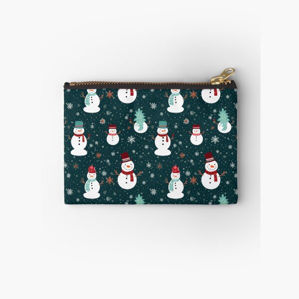 Item preview, Red and Green Cute Snowman, Composite Overlay Pattern #3 designed and sold by ARTficiallyAnon.