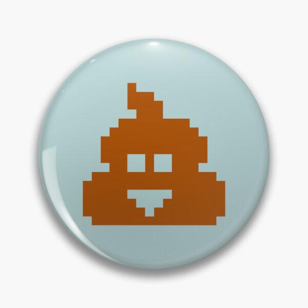 Item preview, Pixel Art: POOP bitmap emoji designed and sold by lalatrash.