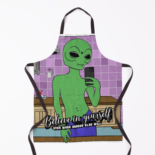 Item preview, Believe In Yourself Alien (With Text) designed and sold by DEVL-ART.
