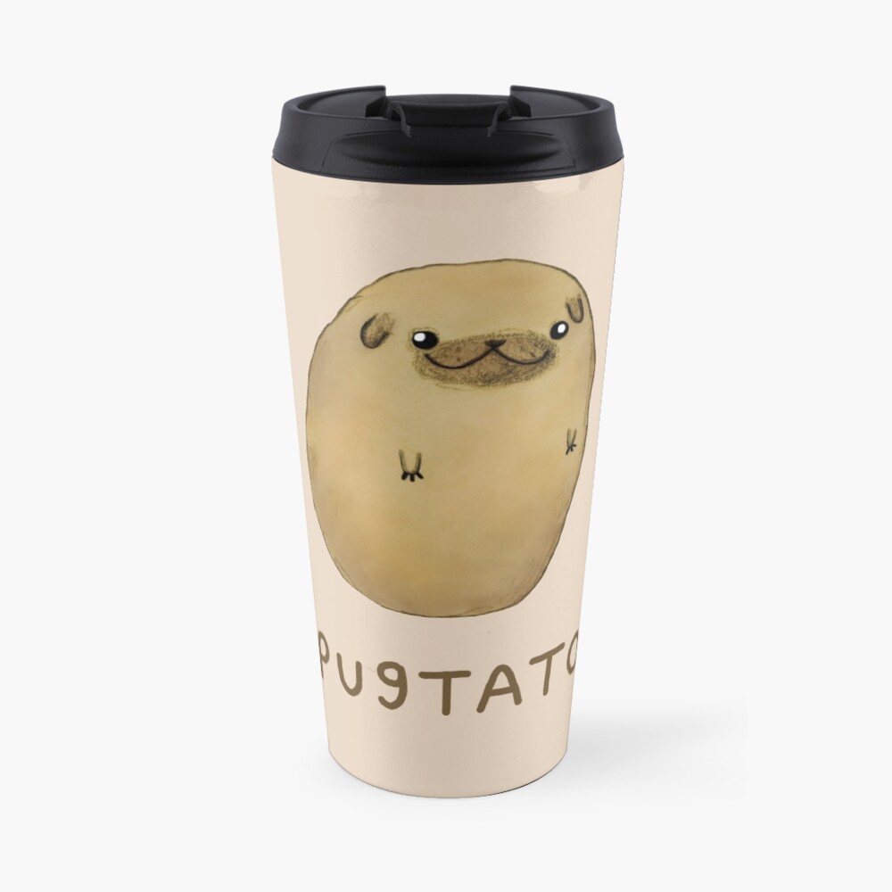 Pugtato Travel Mug