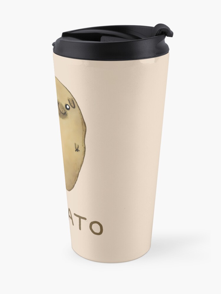 Alternate view of Pugtato Travel Mug