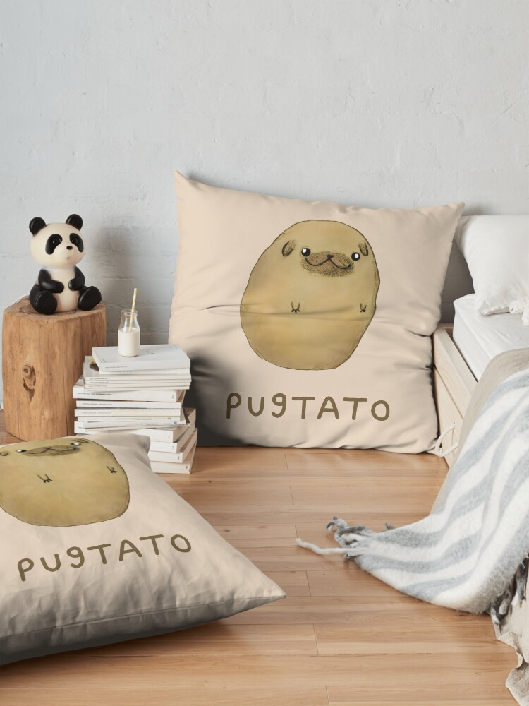 Alternate view of Pugtato Floor Pillow