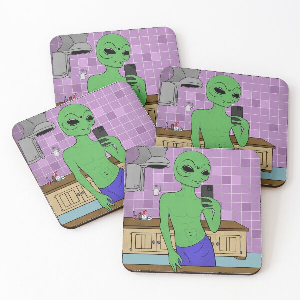 Item preview, Believe In Yourself Alien (Original) designed and sold by DEVL-ART.
