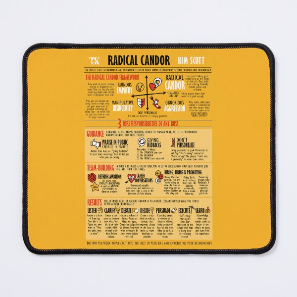 Visual Book Radical Candor (Kim Scott) | Poster