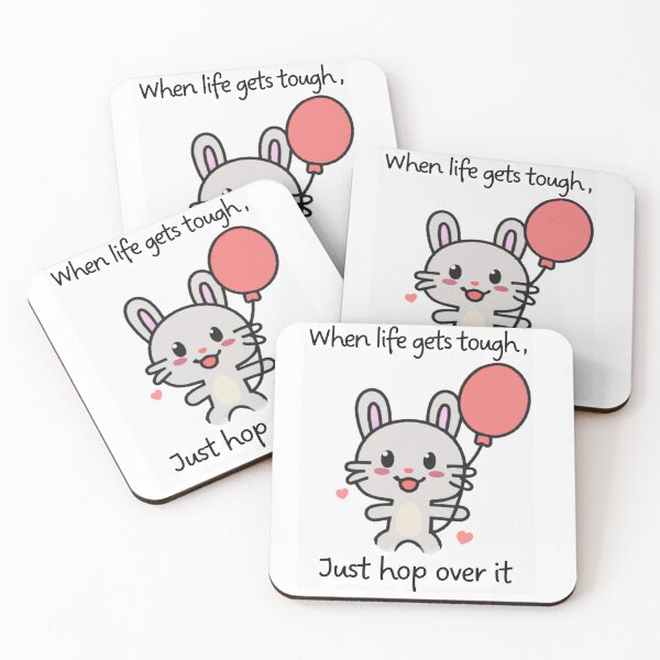Item preview, cute bunny with a positive outlook designed and sold by Jansan-23.