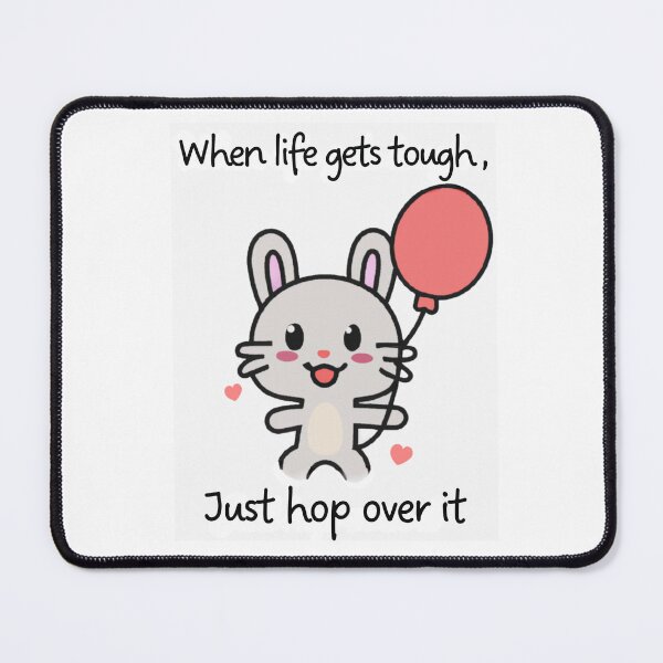Item preview, cute bunny with a positive outlook designed and sold by Jansan-23.