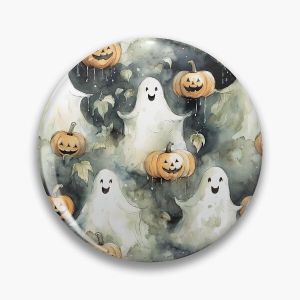 Artikelvorschau, Halloween-Aquarellmuster Nr. 17 entworfen und verkauft von NatureSight.