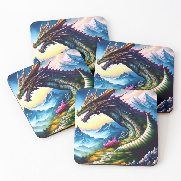 Item preview, Dragon on the mountain top designed and sold by M-Y-A-R-T-.