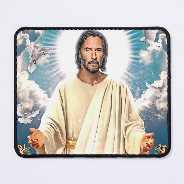 Item preview, keanu reeves jesus designed and sold by appa-sr.