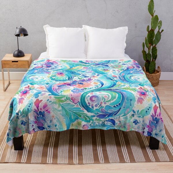 Item preview, Watercolor Paisley Seamless Pattern No.4 designed and sold by exitbird.