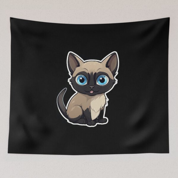 Item preview, Cute Siamese Cat Lover Funny Siamese Cat designed and sold by Superhero Gear.