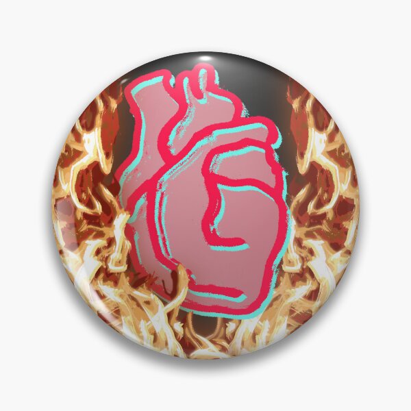 Item preview, Heart on fire designed and sold by Rosamint.
