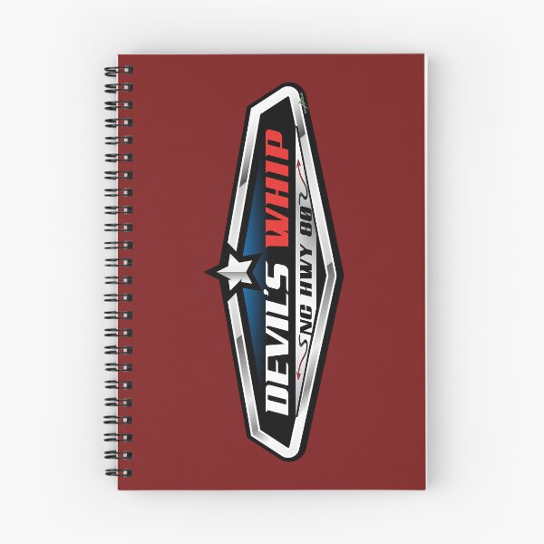 Item preview, The Devil's Whip Highway 80 North Carolina Motorcycle Sticker T-Shirt 01 designed and sold by OuterShellUK.