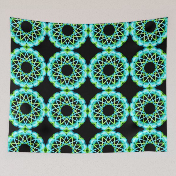 Item preview, Blue and green mandala designed and sold by Meo Design.