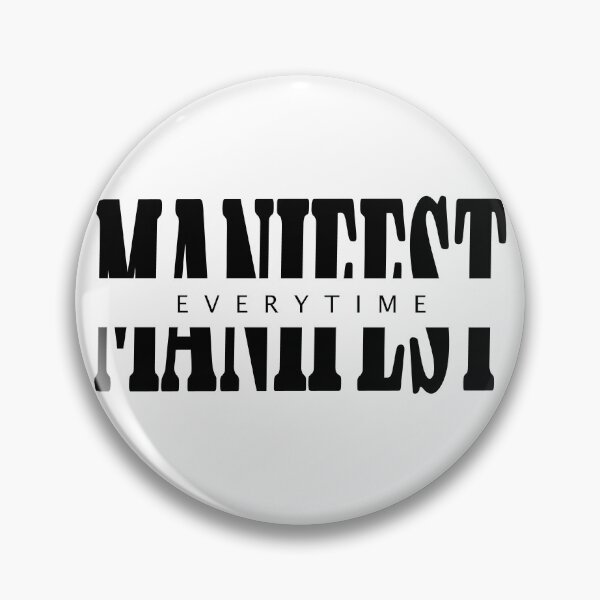 Item preview, Manifest everytime typography t-shirt designed and sold by ArtfulGallery1.