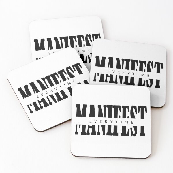 Item preview, Manifest everytime typography t-shirt designed and sold by ArtfulGallery1.