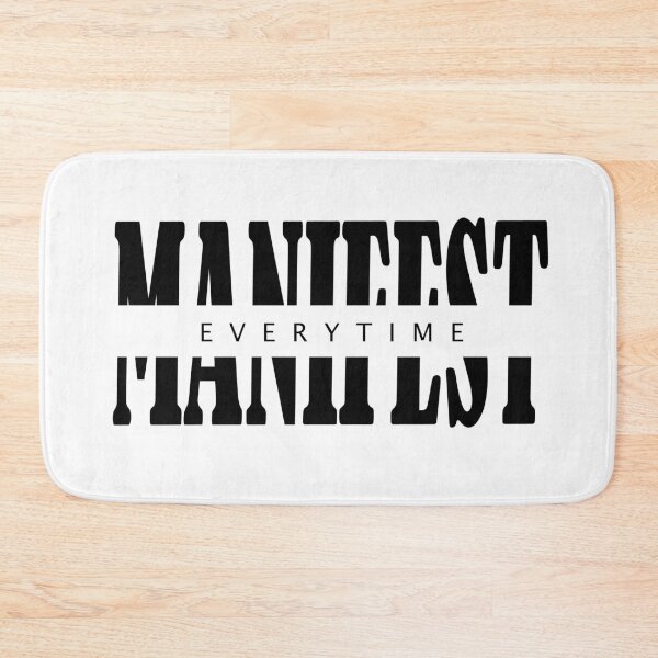 Item preview, Manifest everytime typography t-shirt designed and sold by ArtfulGallery1.